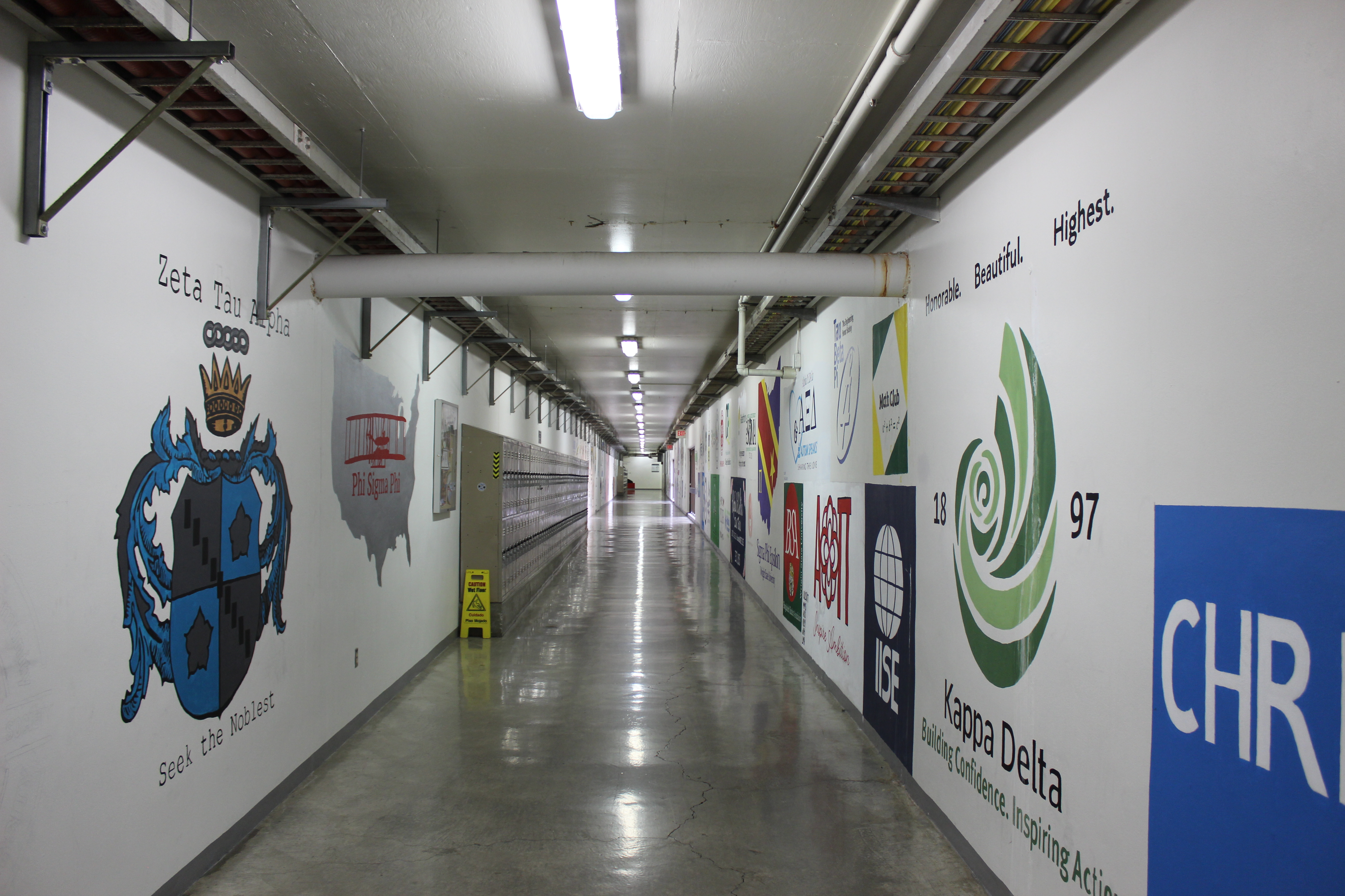 Wright State University Tunnels | Photo by Daniel Delgado | The Wright State Guardian