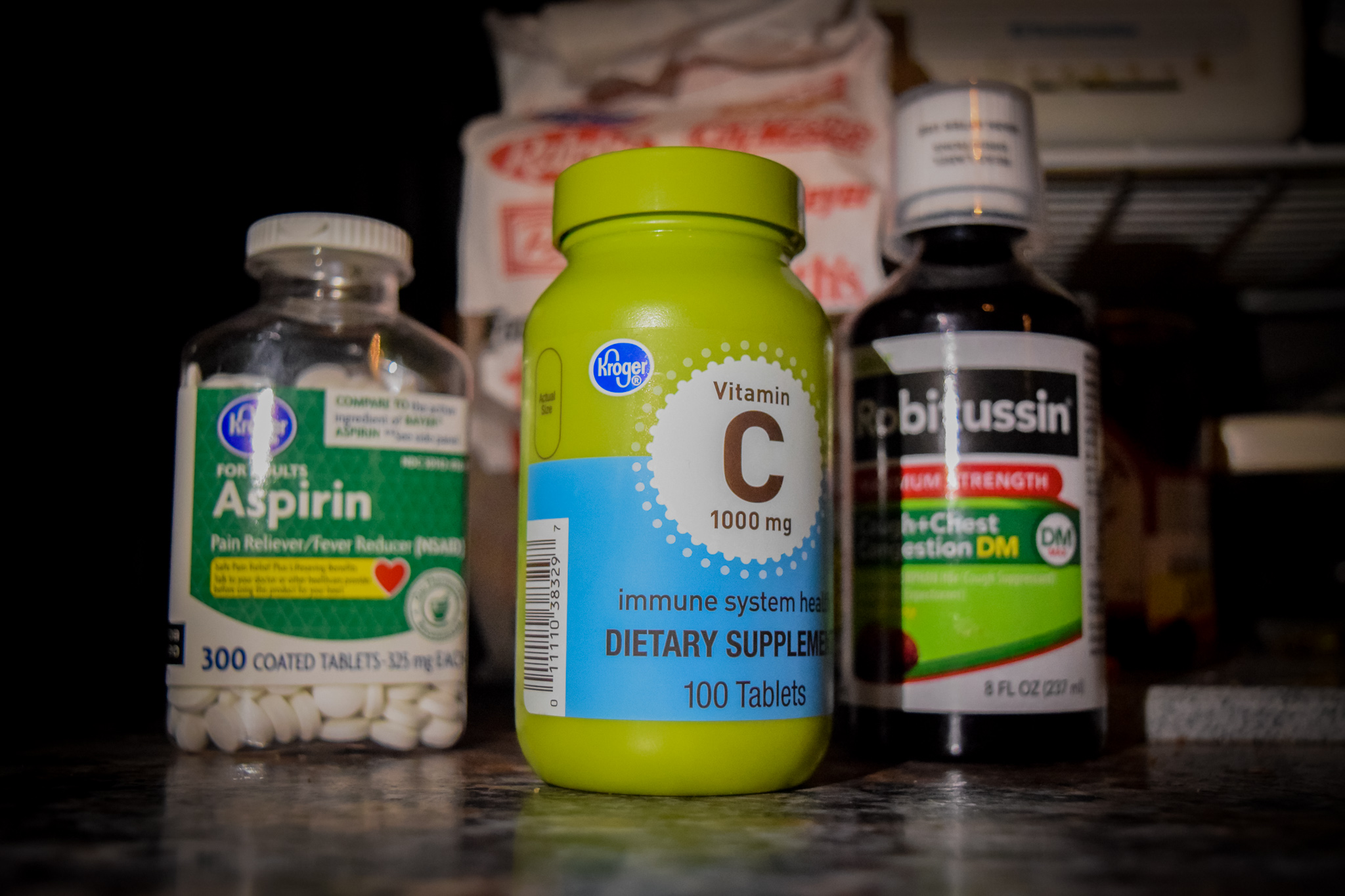 Vitamins and medicine | Photo by Jessica Fugett | The Wright State Guardian