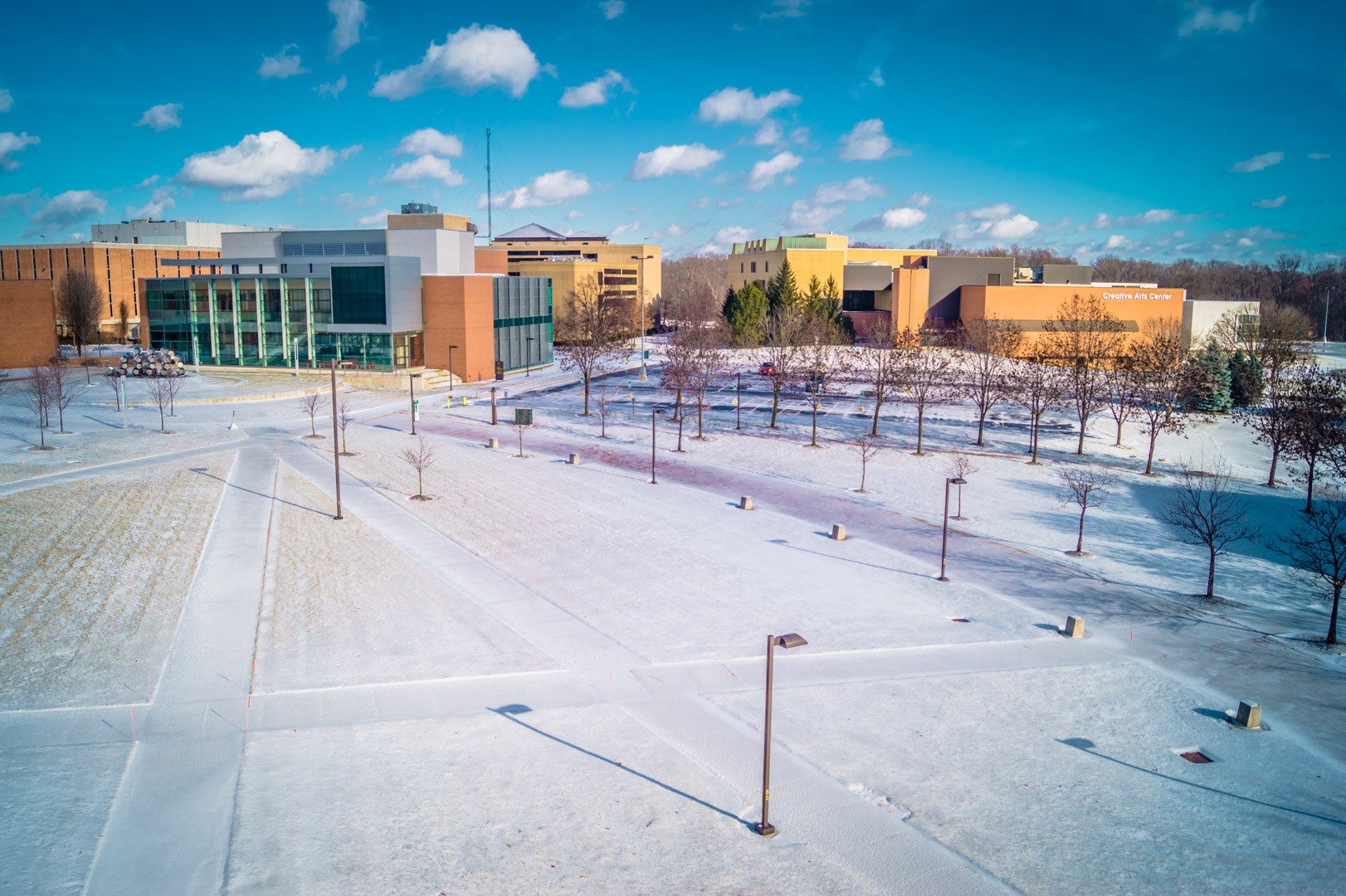 Wright State Campus | Photo by Soham Parikh | The Wright State Guardian